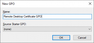 Configuring a Group Policy (GPO) for Remote Desktop (RDP) Certificates ...