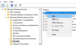 Configuring a Group Policy (GPO) for Remote Desktop (RDP) Certificates ...