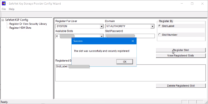 The certification authority service does not start and throws the error ...