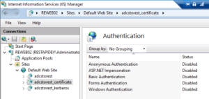 Basics: Authentication procedures for the Internet Information Services ...